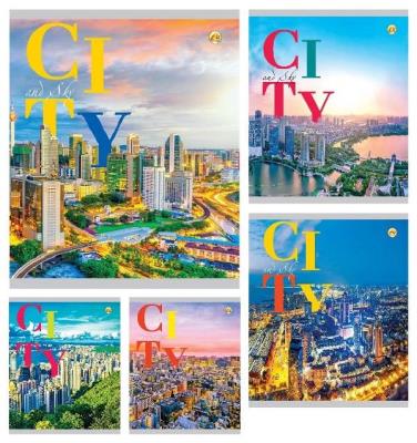 Зошит 48 арк.клітинка Тверда 51504 Міста, 5к.,10/200