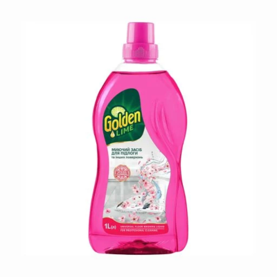 PRO Засіб миючий універсальний Golden Lime Весняні квіти, 1л (12шт/ящ)_І