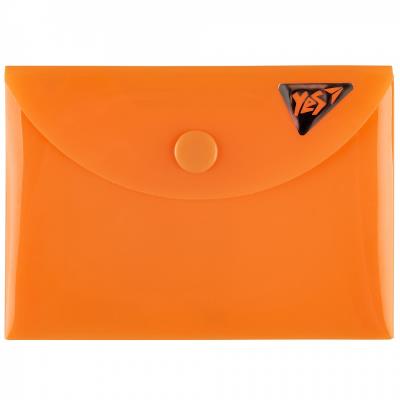 Папка-конверт Yes A7 на кнопці "Fusion" помаранчева