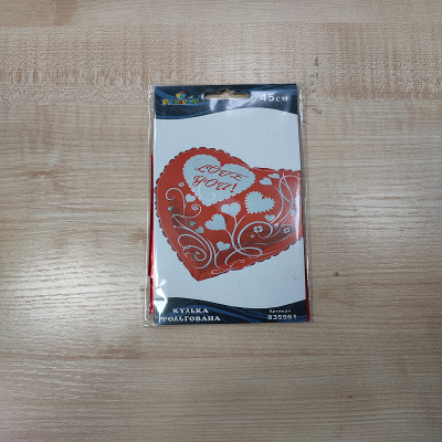 Кульки Pelican (45 см) фольгована, Серце червоне, I Love you, 835561 Кульки Pelican (45 см) фольгована, Серце червоне, I Love you, 835561