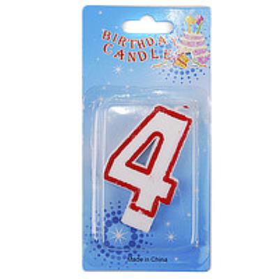 10579-4 Свічка для торта "Цифра "4", блист. (1) 10579-4 Свічка для торта "Цифра "4", блист. (1)