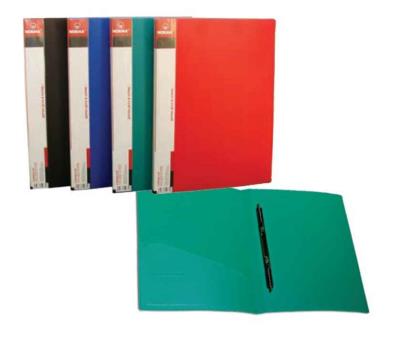 Папка-швидкозшивач з кишенею Norma, 5032, А4, 2 см, черовна (1/20/120)