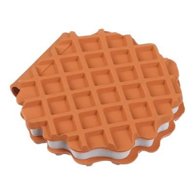 Блокнот CHOCOLATE WAFFLE, 90х90мм, 80 арк., нелінований, ароматизована Soft touch обкладинка