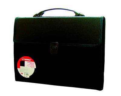 Портфель Norma, А4, РР, 3 отделения, черный Портфель Norma, А4, РР, 3 отделения, черный