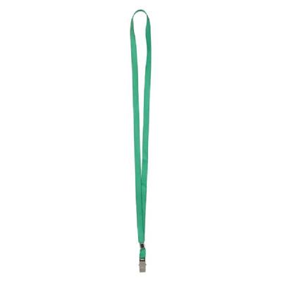 Шнурок для бейджа з металевим кліпом, зелений 4532 (1/20)