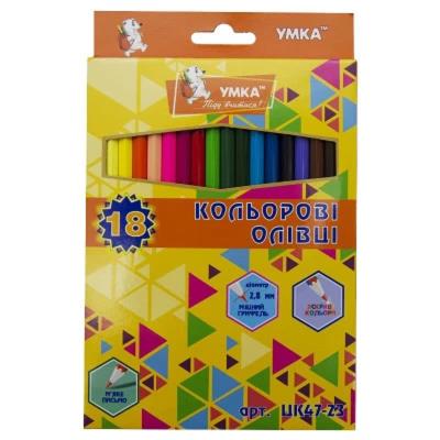 Олівці кольорові 18кол."Колормікс", ЦК47-23, УМКА Олівці кольорові 18кол."Колормікс", ЦК47-23, УМКА