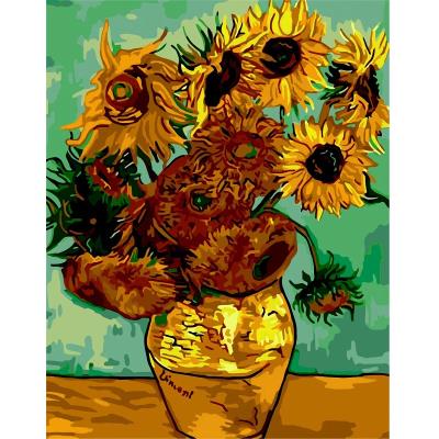 Картина за номерами "Соняхи та чорнобривці", 40*50, ART Line Картина за номерами "Соняхи та чорнобривці", 40*50, ART Line