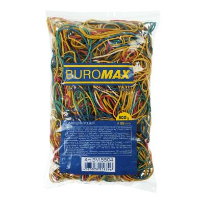 Гумка для грошей Buromax, JOBMAX, 500 грам, асорті, BM.5504 (1/40) Гумка для грошей Buromax, JOBMAX, 500 грам, асорті, BM.5504 (1/40)