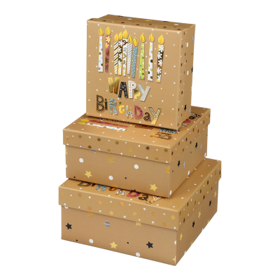 Коробки подарункові з глітером BM.23335 №1