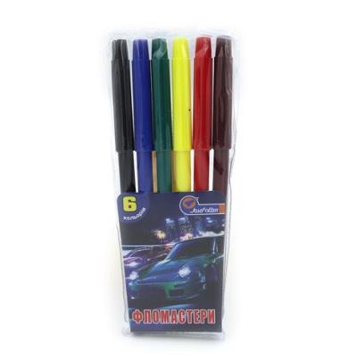 Фломастери " Дрифт" 6 кол., ПВХ, Josef Otten Фломастери " Дрифт" 6 кол., ПВХ, Josef Otten
