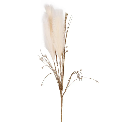 Гілка декоративна Yes! Fun Золоті пухнастики, 78 см