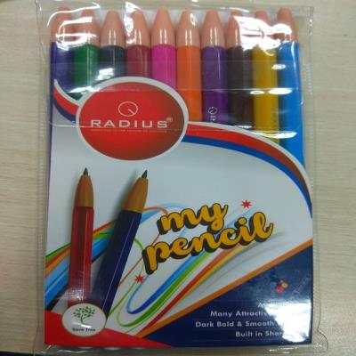 Набір механічних олівців 10 кольорів, TM "Radius" Набір механічних олівців 10 кольорів, TM "Radius"