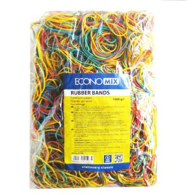 Гумки для грошей Economix, 1000г, асорті Гумки для грошей Economix, 1000г, асорті