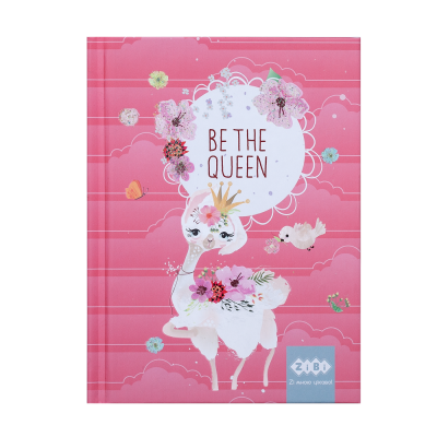 Блокнот BE THE QUEEN, А6, 64л., клетка, твердая обкл., мат. лам.+лак, глот, коралловый, ZB.12713-27 Блокнот BE THE QUEEN, А6, 64л., клетка, твердая обкл., мат. лам.+лак, глот, коралловый, ZB.12713-27