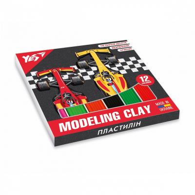 Пластилін YES, 12 кольорів, 240 г "Race legend" 540599 (1/44) Пластилін YES, 12 кольорів, 240 г "Race legend" 540599 (1/44)