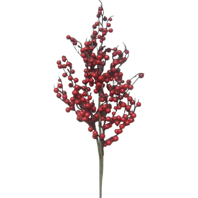 Гілка декоративна Yes! Fun "Червоні ягоди", 54 см Гілка декоративна Yes! Fun "Червоні ягоди", 54 см