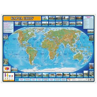 0603 Карта світу плакат(72)