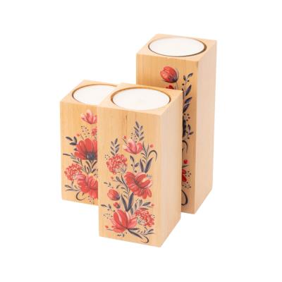 bsv0008 Підсвічники з натурального дерева, набір 3 шт. під чайну свічку "Квіти" (натуральний колір) bsv0008 Підсвічники з натурального дерева, набір 3 шт. під чайну свічку "Квіти" (натуральний колір)