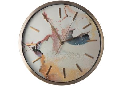 Годинник настінний металевий Optima AUTUMN, золотий Годинник настінний металевий Optima AUTUMN, золотий