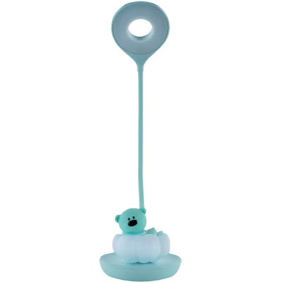 Настільна лампа LED з акумулятором Cloudy Bear, зелений Настільна лампа LED з акумулятором Cloudy Bear, зелений