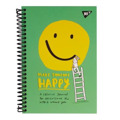 Блокнот YES А5/64 7БЦ cпіраль "Smile", крапки