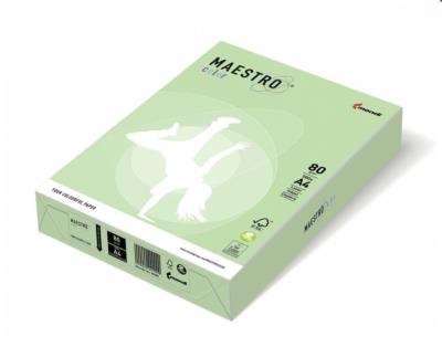 Бумага цветная Maestro Color Pastell MG28, A4, плотность 160г/м2, 250 листов, зеленая (1/5) Бумага цветная Maestro Color Pastell MG28, A4, плотность 160г/м2, 250 листов, зеленая (1/5)