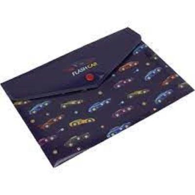 Папка-конверт А5 на кнопке "Flash Car", 180 мкм Папка-конверт А5 на кнопке "Flash Car", 180 мкм