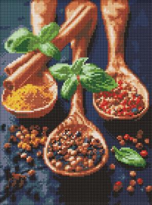 Набір з алмазною мозаїкою "Витончені спеції" 30х40см