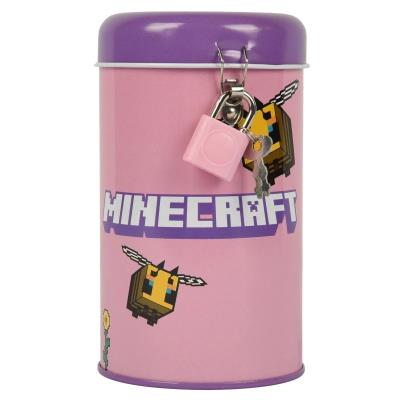 Скарбничка кругла Yes "Minecraft.Spring" метал., 13*7,6 см