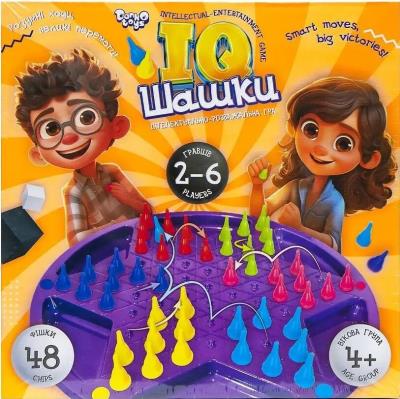 Розвиваюча настільна гра "IQ шашки" 