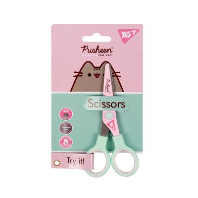Ножницы YES "Pusheen" 13см, с принтом на лезвии