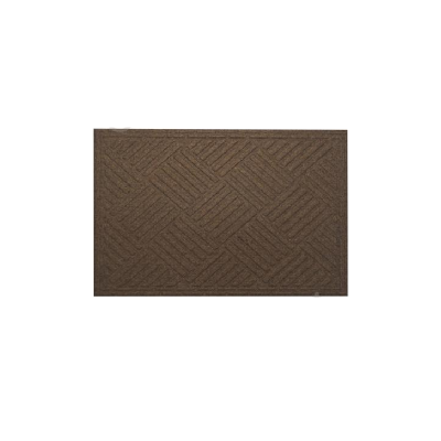 Коврик бытовой текстильный К-503-1, коричневый, 60х90 см