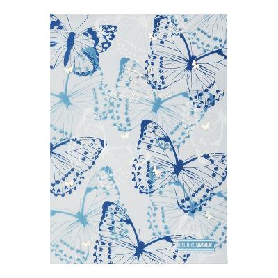 Папка-кутик, ARABESKI, А4, матовий напівпрозорий пластик, синій