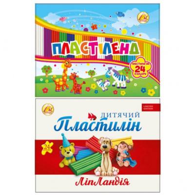 Пластилін 24 кол. 370 гр. В ШОУ-БОКСІ "ЛІПЛАНДІЯ"/"ПЛАСТІЛЕНД" ТМ Тетрада (1/20) Пластилін 24 кол. 370 гр. В ШОУ-БОКСІ "ЛІПЛАНДІЯ"/"ПЛАСТІЛЕНД" ТМ Тетрада (1/20)