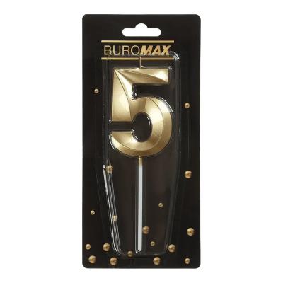 Свічка у формі цифри 5, 7.0 х 4.9 х 1.1 см