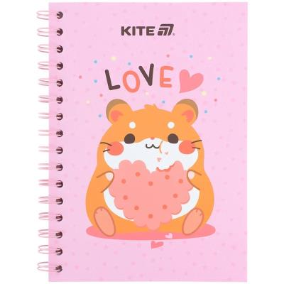 Блокнот на спіралі картонна обкл., А5, 80 арк, кл, Cute 3