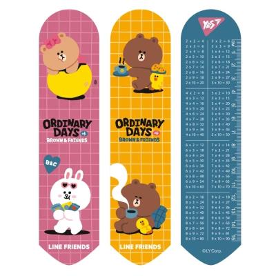 Закладинка 2D Yes "Line Friends brown" Закладинка 2D Yes "Line Friends brown"