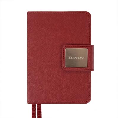 Щоденник А6 Leo Planner датований 2026 "Chiara", твердий, бордовий, 352 сторінки