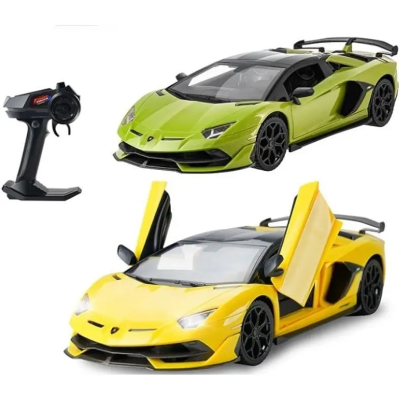 Машинка на радіокеруванні "Lamborghini" на бат. оливкова/жов. 1:14 (44,5x21,5x18,5 см)/Kool Speed