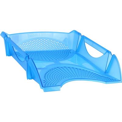 Лоток горизонтальний "Універсал" прозорий синій Лоток горизонтальний "Універсал" прозорий синій