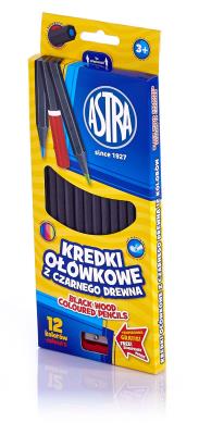 Олівці кольорові шестигранні з чорного дерева+чинка 12 кольорів (1) Олівці кольорові шестигранні з чорного дерева+чинка 12 кольорів (1)