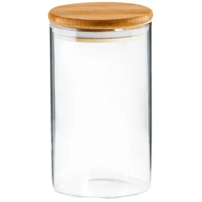 Банка ECOMO C-LINE /кришка бамбук/ 800 мл (BR0915)
