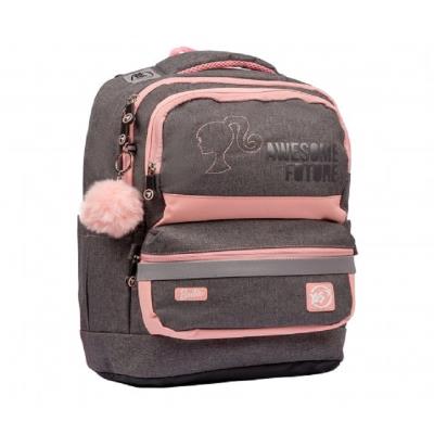 Рюкзак YES S-30 Juno XS "Barbie", серый/розовый Ergo