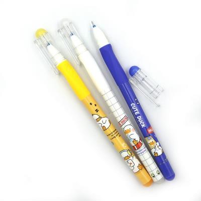 34276 Ручка дитяча стир. Aodemei "Happy Duk" 0,38мм, син.