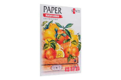 Набір акварельного паперу SANTI "Botany", А4, "Paper Watercolor Collection",18 л.,200г/м2 Набір акварельного паперу SANTI "Botany", А4, "Paper Watercolor Collection",18 л.,200г/м2