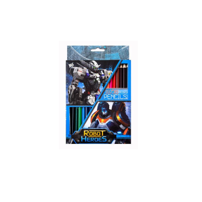 Олівці кольорові, 18шт/36кол. "Robot" 290366 Олівці кольорові, 18шт/36кол. "Robot" 290366