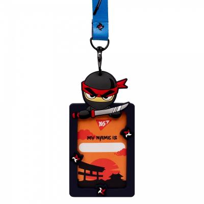 Бейдж силіконовий на стрічці YES "Ninja" Бейдж силіконовий на стрічці YES "Ninja"