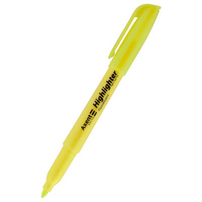Маркер Highlighter D2503, 2-4 мм, клиноподібний, жовтий, (1/12/120)
