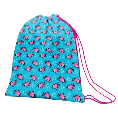 Сумка для взуття 1Вересня SB-10 "Heart", бірюзовий