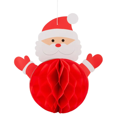 Підвіска-соти пап. 3D Novogod'ko "Санта", d-20см